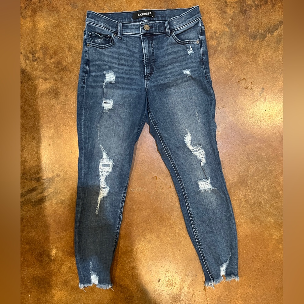 Express Stretch Cropped Ankle Jeans